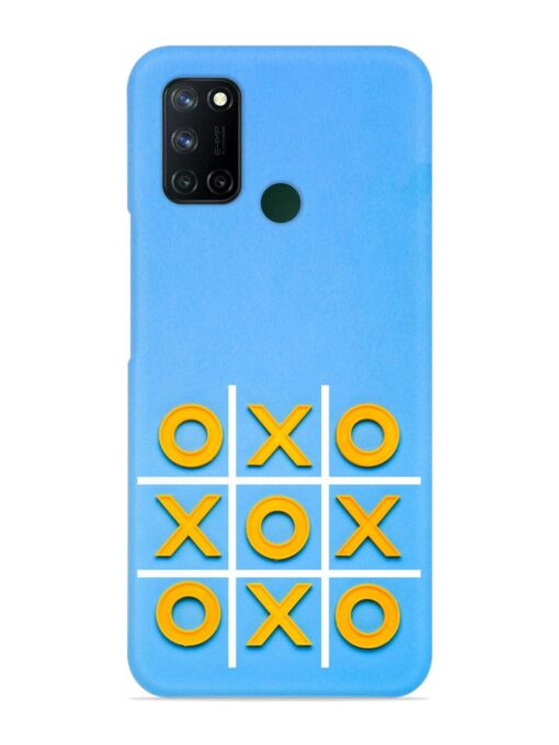 Yellow Plastic Crosses Snap Case for Realme 7I