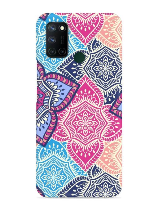 Ethnic Floral Seamless Snap Case for Realme 7I Zapvi