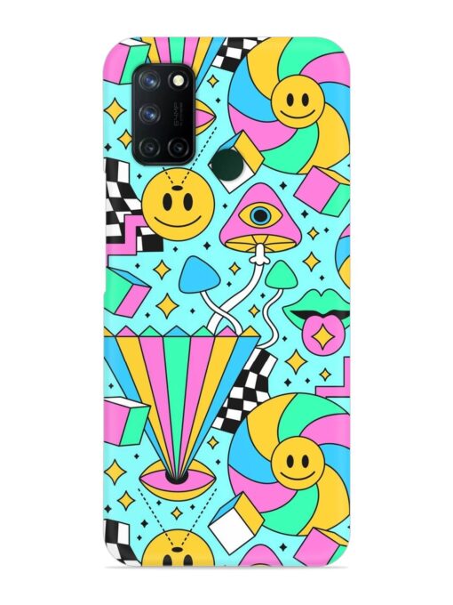 Trippy Rainbow 60S Snap Case for Realme 7I