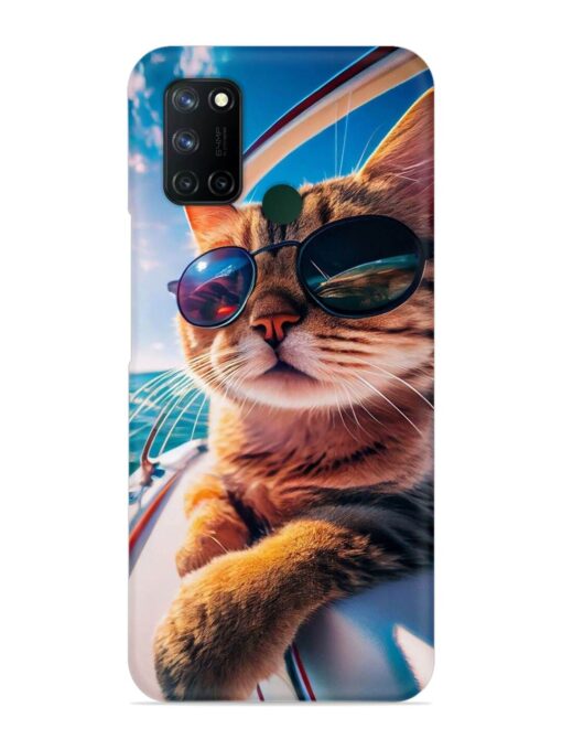 Cat In Style Snap Case for Realme 7I Zapvi