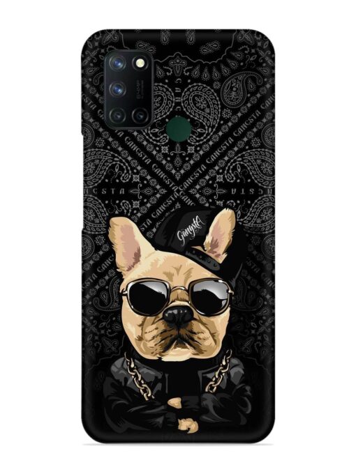 Gangsta Cool Sunglasses Dog Snap Case for Realme 7I Zapvi