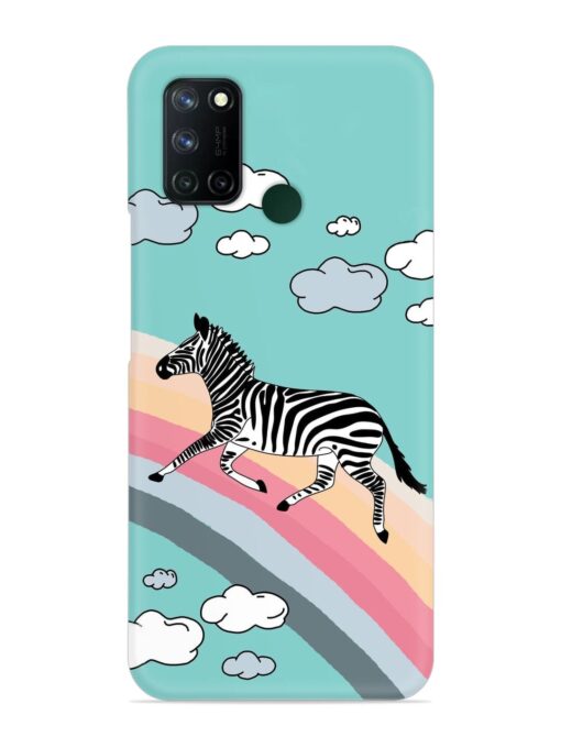 Running Zebra Snap Case for Realme 7I Zapvi