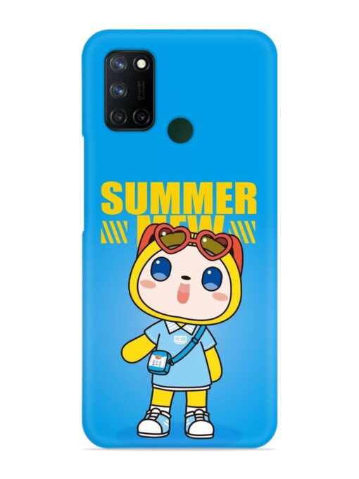 Summer Mew Cartoon Snap Case for Realme 7I