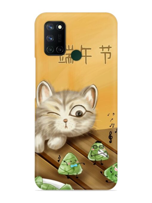 Cat Scorpion Dancing Snap Case for Realme 7I Zapvi