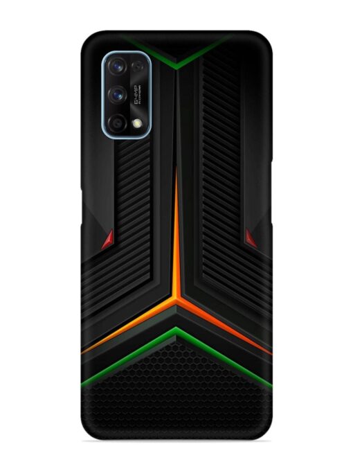 Orange Triangle Light Snap Case for Realme 7 Pro Zapvi