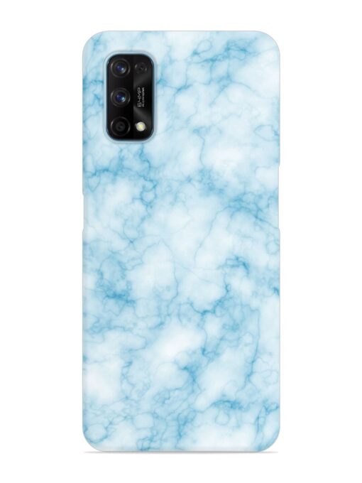 Blue White Natural Marble Snap Case for Realme 7 Pro Zapvi