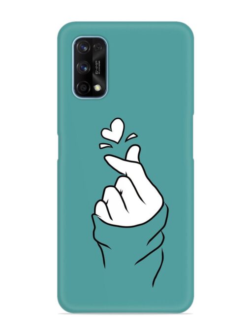 Korean Heart Sign Art Snap Case for Realme 7 Pro