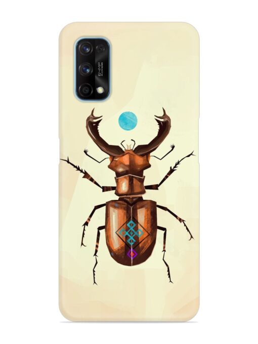 Stag Beetle Vector Snap Case for Realme 7 Pro Zapvi