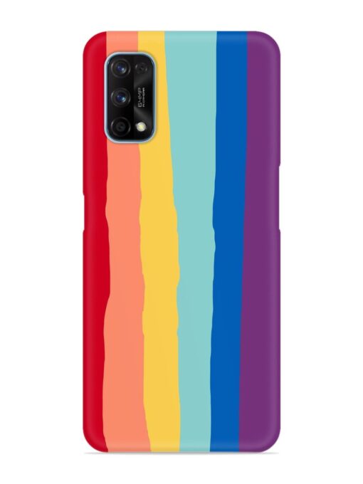 Rainbow Genuine Liquid Snap Case for Realme 7 Pro