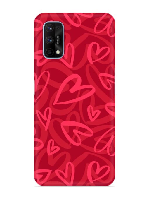 Seamless Romantic Pattern Snap Case for Realme 7 Pro