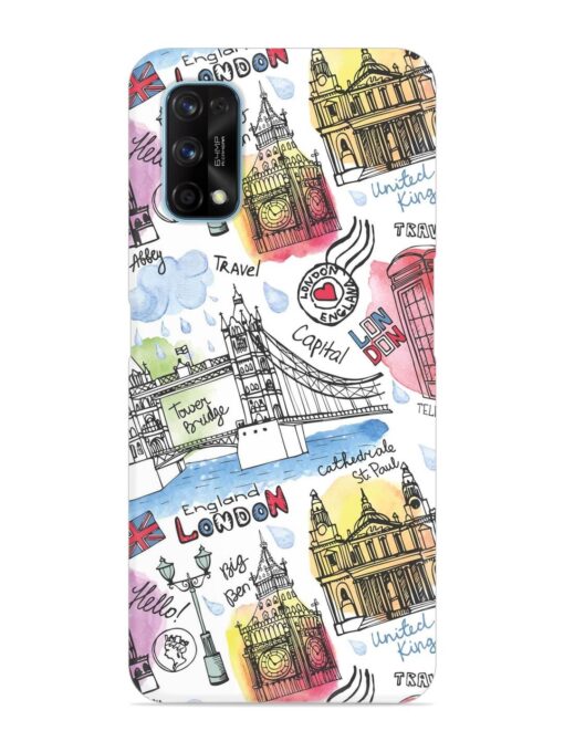 Vector London Landmark Snap Case for Realme 7 Pro Zapvi