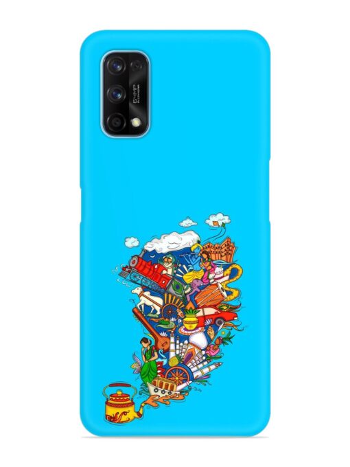 Vector Design Indian Snap Case for Realme 7 Pro