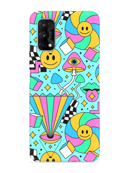 Trippy Rainbow 60S Snap Case for Realme 7 Pro Zapvi