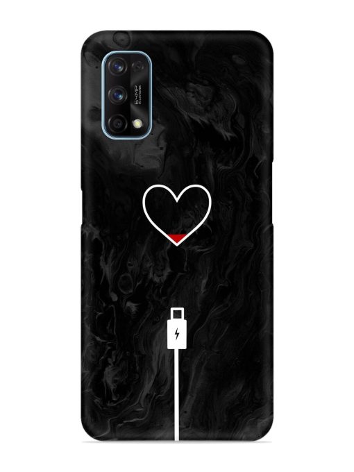 Heart Charging Vector Snap Case for Realme 7 Pro Zapvi