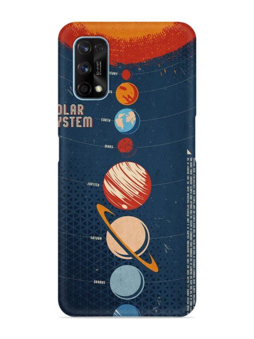 Solar System Vector Snap Case for Realme 7 Pro Zapvi