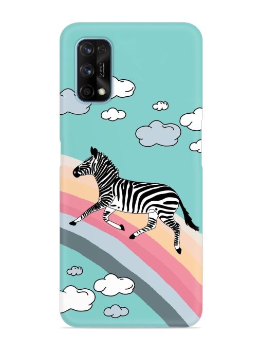 Running Zebra Snap Case for Realme 7 Pro Zapvi