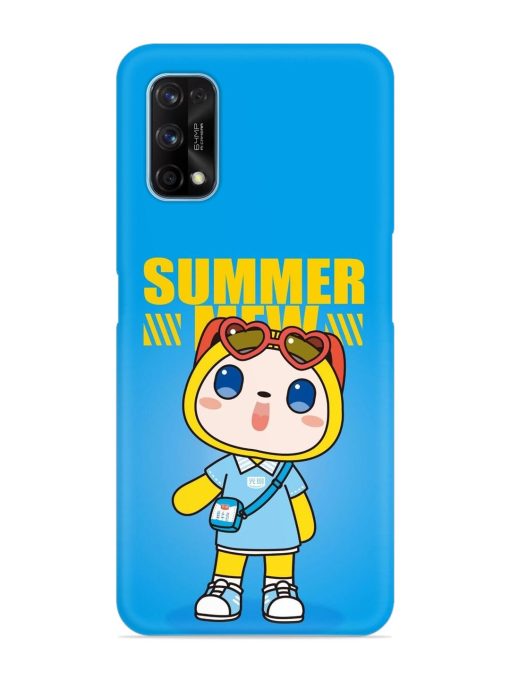 Summer Mew Cartoon Snap Case for Realme 7 Pro Zapvi