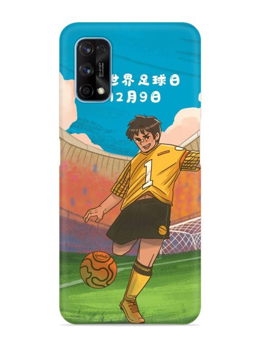 Soccer Kick Snap Case for Realme 7 Pro Zapvi