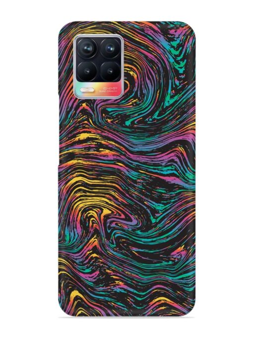 Abstract Liquid Colors Snap Case for Realme 8 (4G) Zapvi