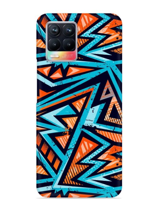 Abstract Seamless Grunge Snap Case for Realme 8 (4G) Zapvi