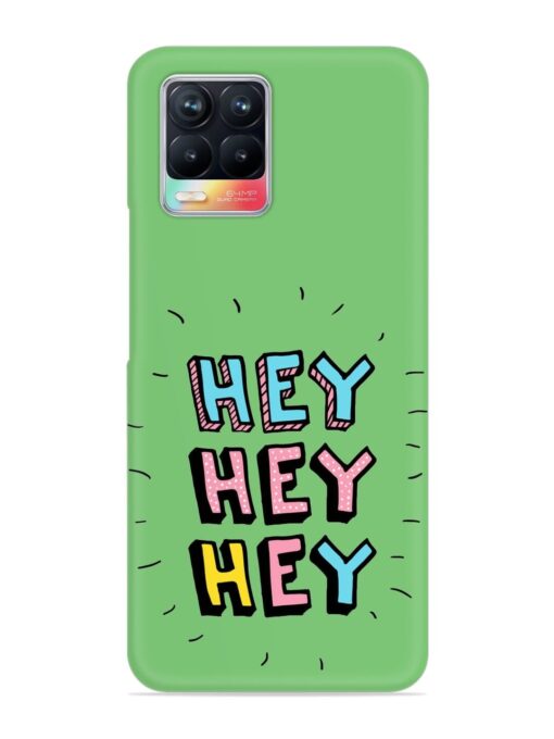 Hey Vector Cartoon Snap Case for Realme 8 (4G) Zapvi