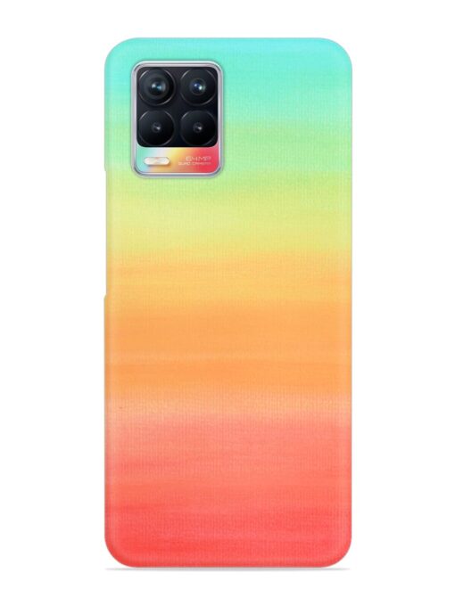 Background Sky Watercolor Snap Case for Realme 8 (4G)