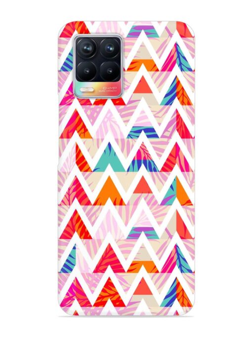 Abstract Triangle Background Snap Case for Realme 8 (4G) Zapvi