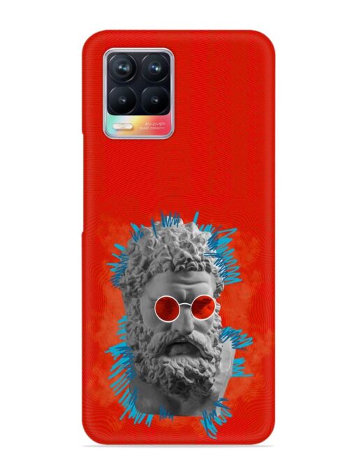 Contemporary Art Concept Snap Case for Realme 8 (4G) Zapvi