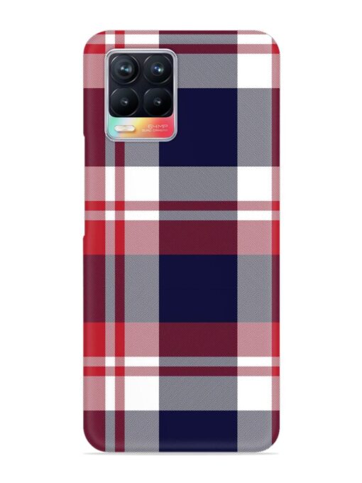 Classic Plaid Tartan Snap Case for Realme 8 (4G)