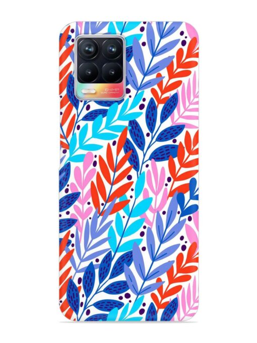 Bright Floral Tropical Snap Case for Realme 8 (4G)