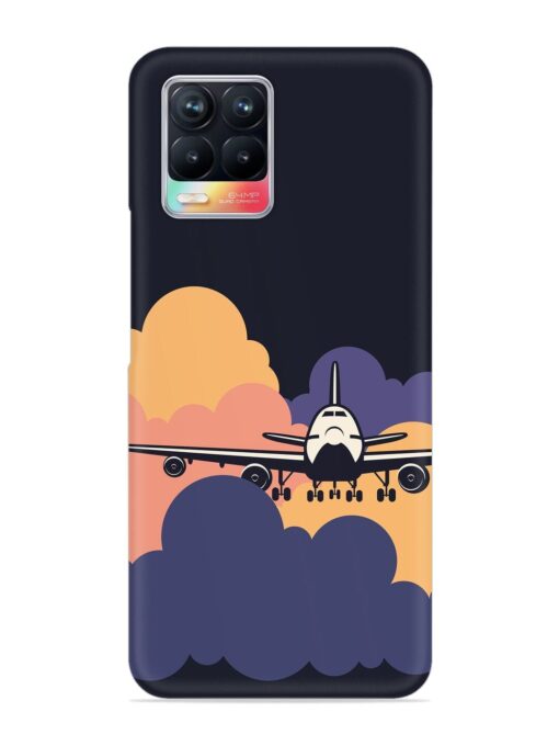 Aeroplane vector Snap Case for Realme 8 (4G) Zapvi