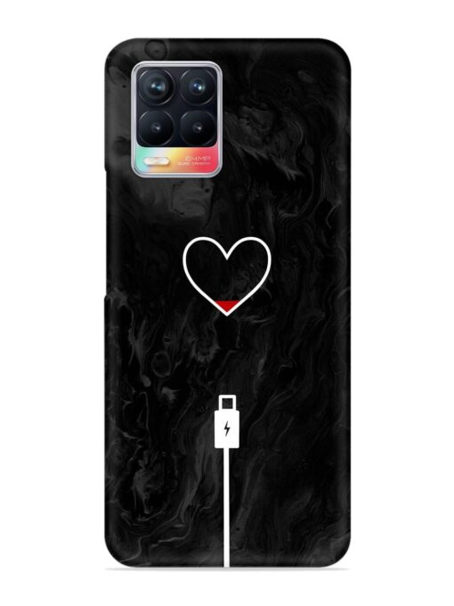 Heart Charging Vector Snap Case for Realme 8 (4G) Zapvi