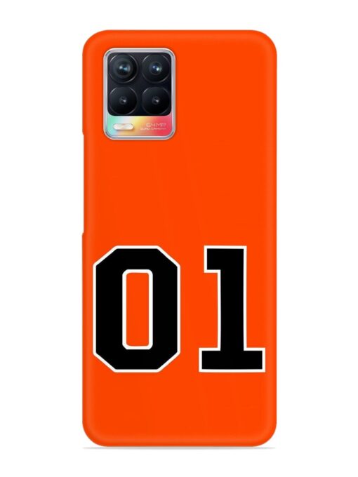 01 Number Snap Case for Realme 8 (4G) Zapvi