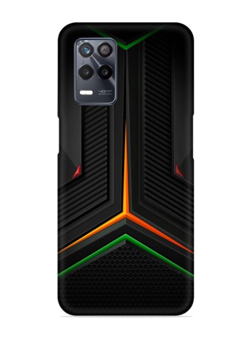 Orange Triangle Light Snap Case for Realme 8 (5G)