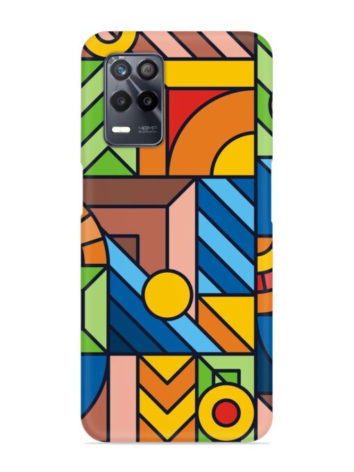 Colorful Geometric Snap Case for Realme 8 (5G)