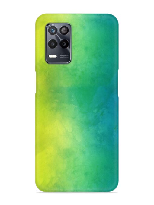 Yellow Green Gradient Snap Case for Realme 8 (5G) Zapvi