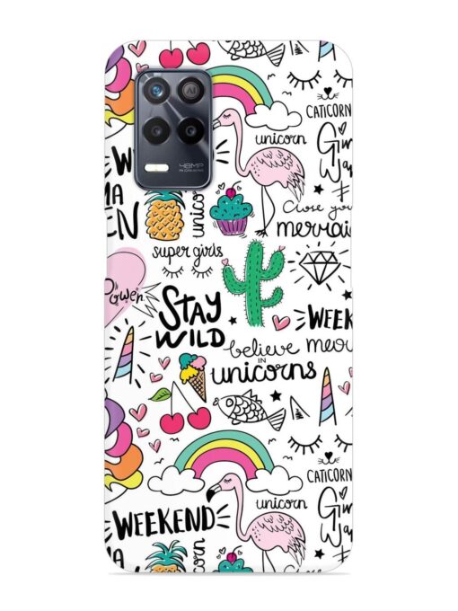 Unicorn Ice Cream Snap Case for Realme 8 (5G)