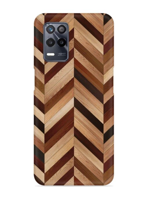 Seamless Wood Parquet Snap Case for Realme 8 (5G) Zapvi