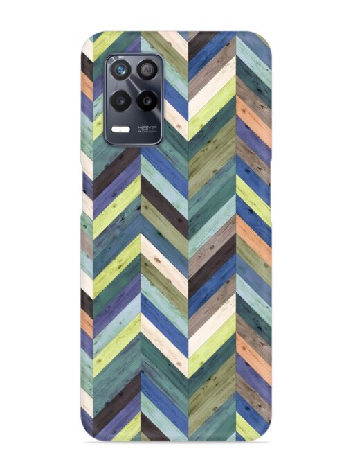 Chevron Random Color Snap Case for Realme 8 (5G) Zapvi