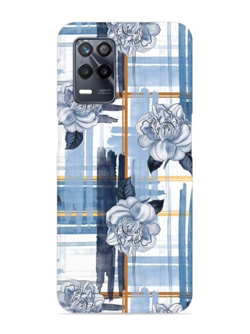 Watercolor Pattern Rose Snap Case for Realme 8 (5G)