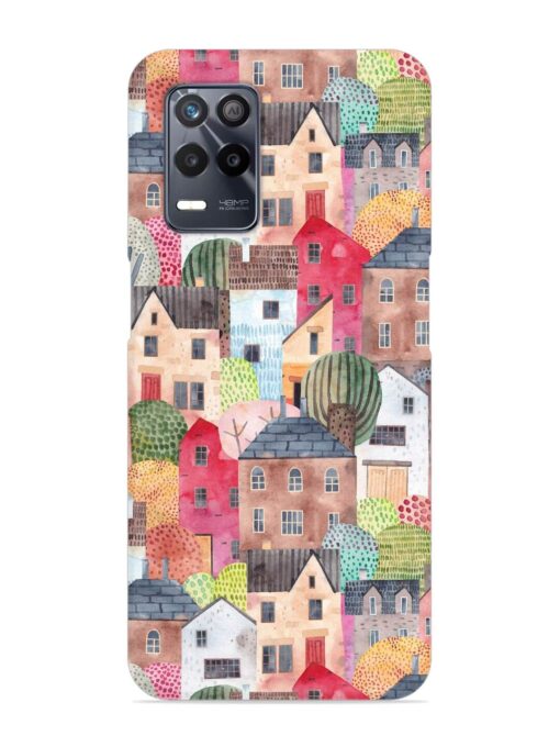 Abstract Seamless Pattern Snap Case for Realme 8 (5G)