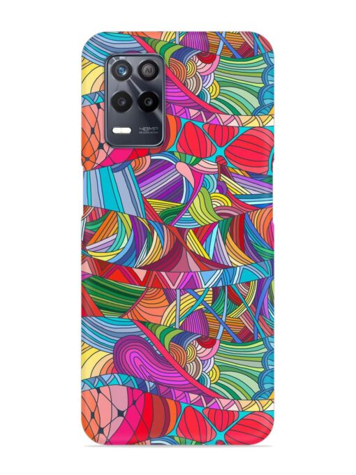 Seamless Patterns Hand Drawn Snap Case for Realme 8 (5G)