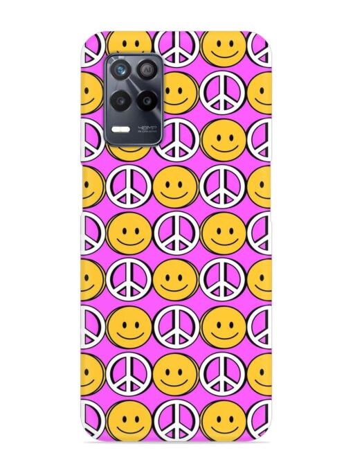 Smiley Face Peace Snap Case for Realme 8 (5G)