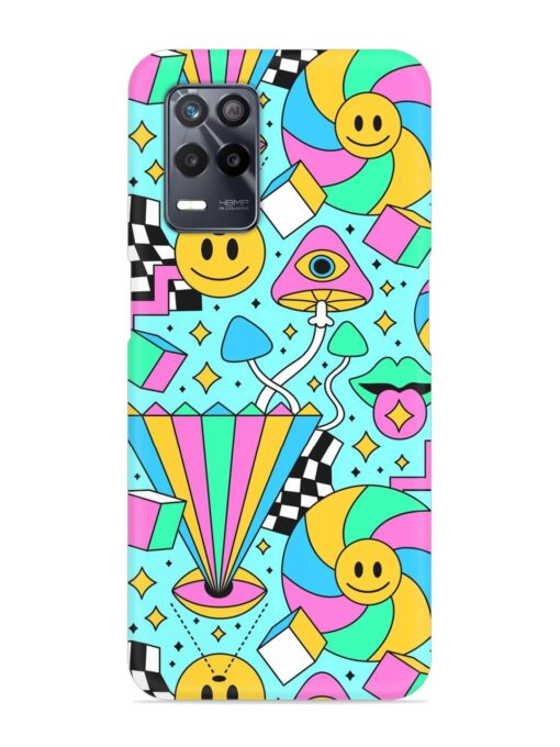 Trippy Rainbow 60S Snap Case for Realme 8 (5G)