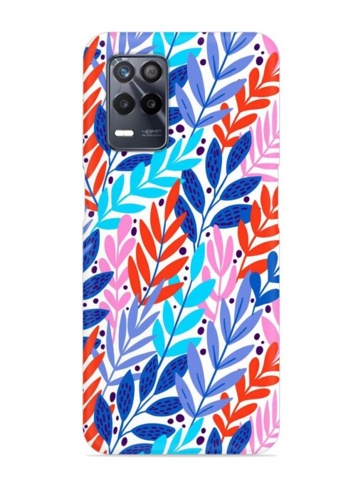 Bright Floral Tropical Snap Case for Realme 8 (5G)