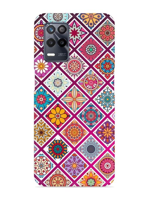 Seamless Tile Pattern Snap Case for Realme 8 (5G) Zapvi