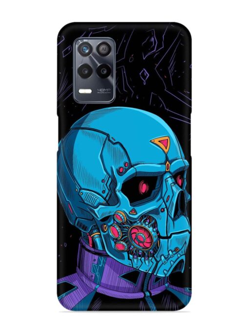 Skull Robo Vector Snap Case for Realme 8 (5G) Zapvi