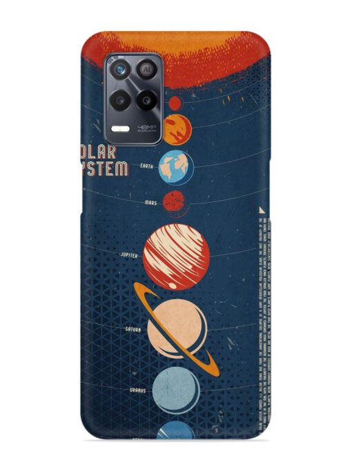 Solar System Vector Snap Case for Realme 8 (5G) Zapvi