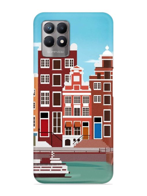 Scenery Architecture Amsterdam Landscape Snap Case for Realme 8I Zapvi