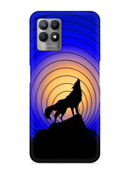 Fox Roaring Design Snap Case for Realme 8I Zapvi